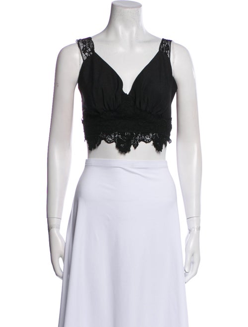 Paco Rabanne V-Neck Sleeveless Crop Top
