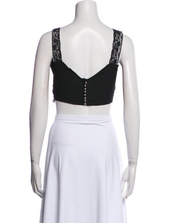 Paco Rabanne V-Neck Sleeveless Crop Top
