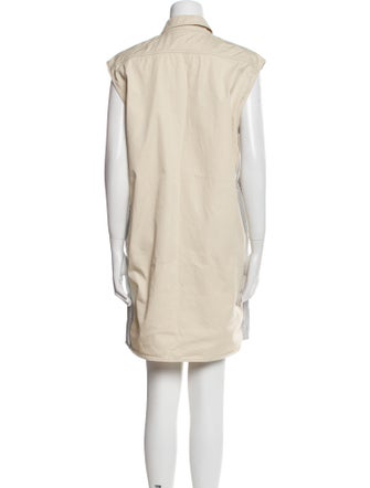 Paco Rabanne Mock Neck Mini Dress