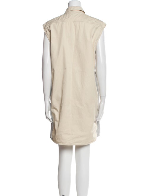 Paco Rabanne Mock Neck Mini Dress