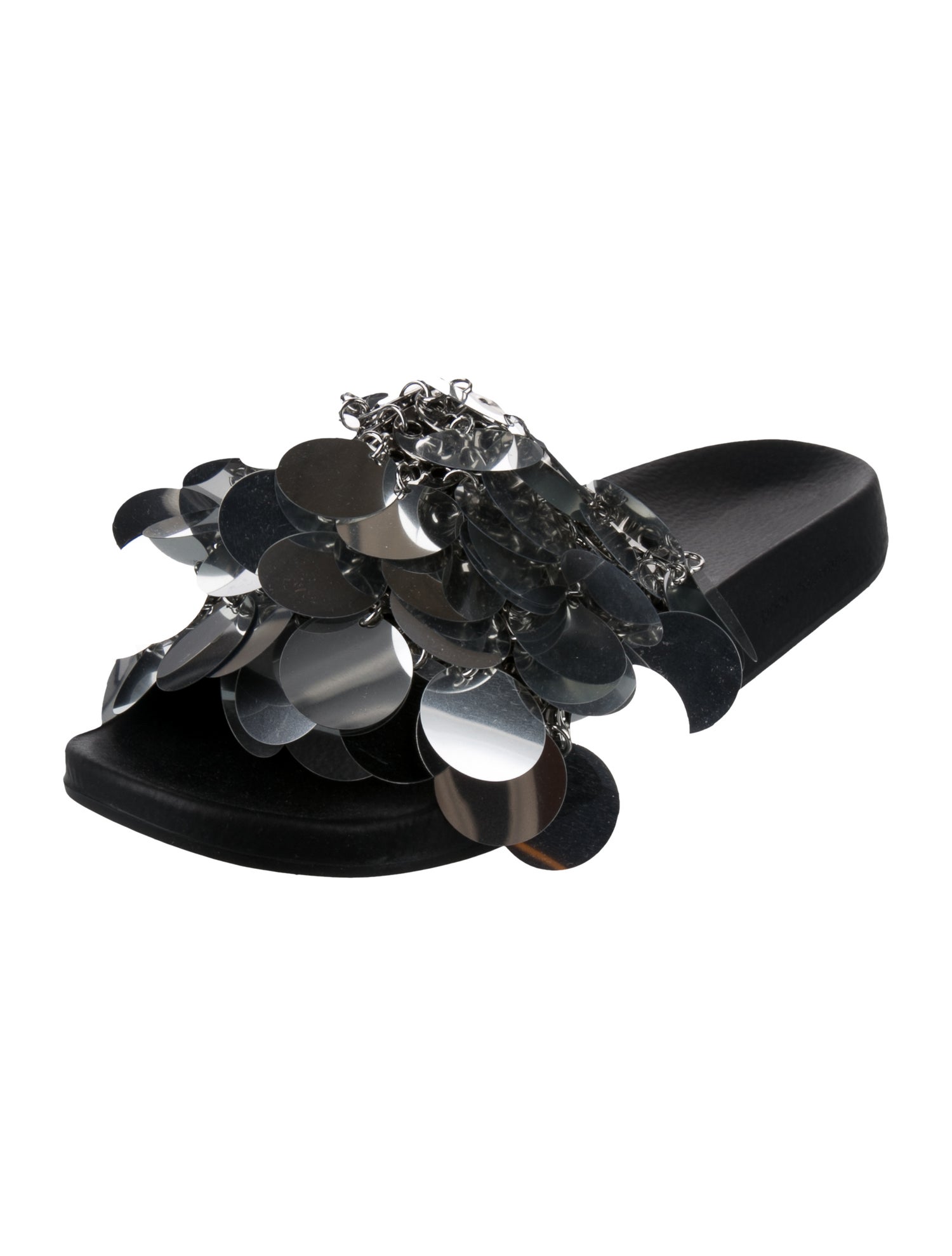 Paco Rabanne Sequins Sequin Embellishments Slides w/ Tags
