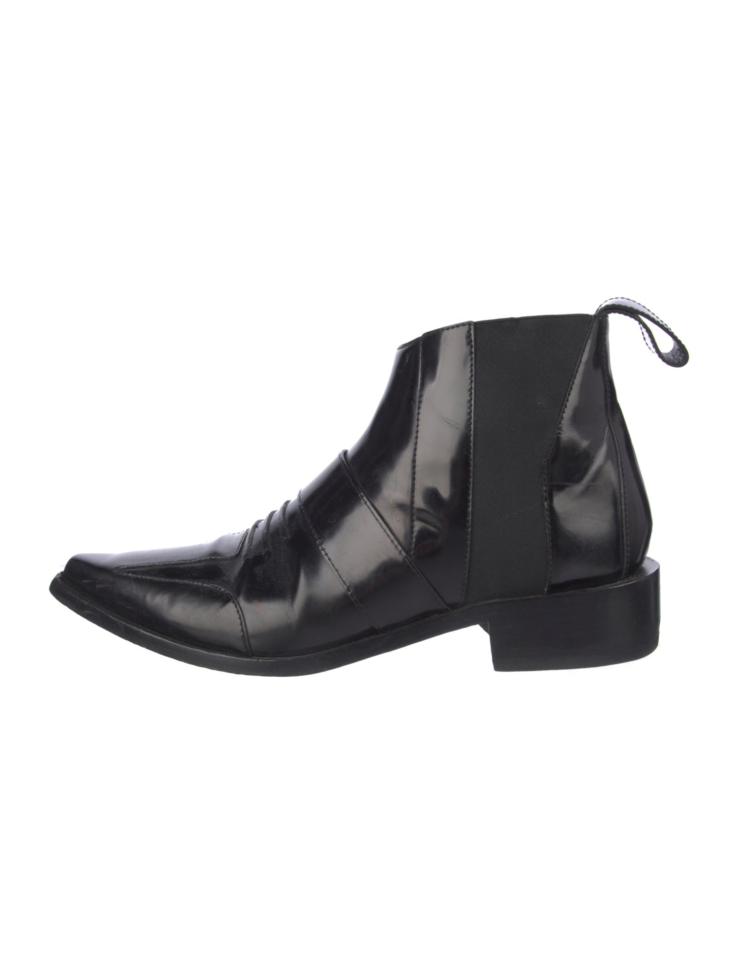 Paco Rabanne Leather Chelsea Boots