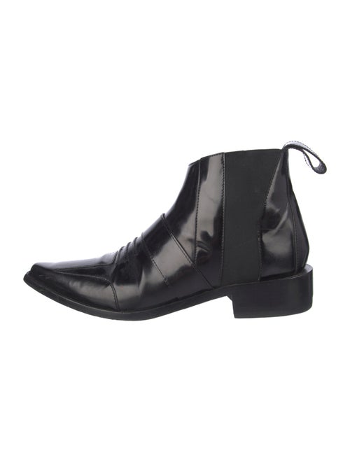 Paco Rabanne Leather Chelsea Boots