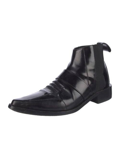 Paco Rabanne Leather Chelsea Boots