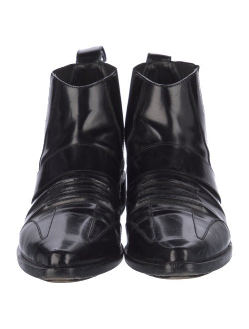 Paco Rabanne Leather Chelsea Boots