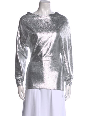 Paco Rabanne Bateau Neckline Long Sleeve Sweatshirt