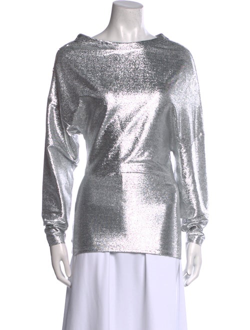 Paco Rabanne Bateau Neckline Long Sleeve Sweatshirt