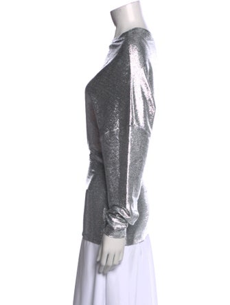 Paco Rabanne Bateau Neckline Long Sleeve Sweatshirt