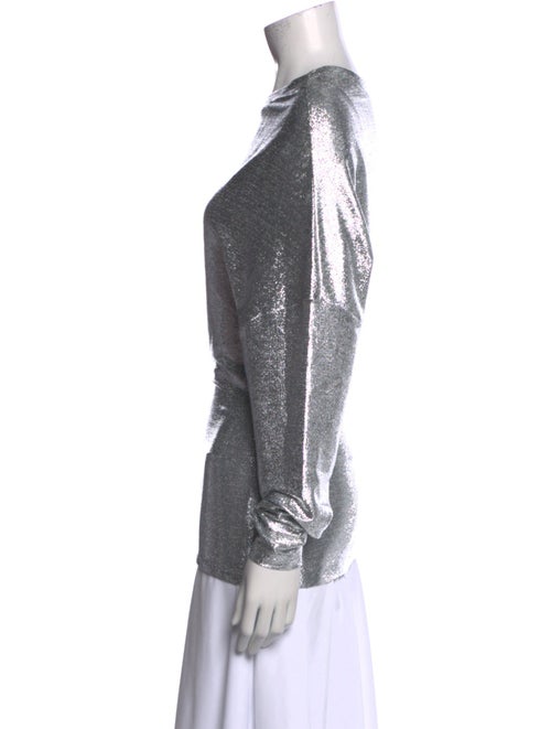 Paco Rabanne Bateau Neckline Long Sleeve Sweatshirt