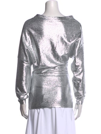 Paco Rabanne Bateau Neckline Long Sleeve Sweatshirt