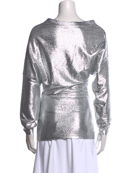 Paco Rabanne Bateau Neckline Long Sleeve Sweatshirt
