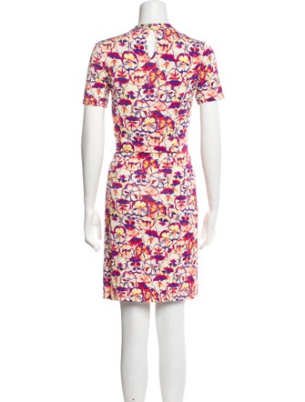 Paco Rabanne Floral Print Knee-Length Dress