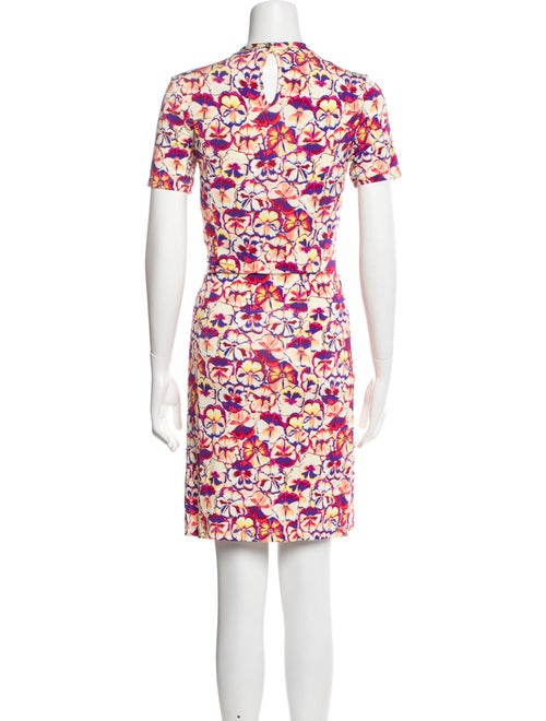 Paco Rabanne Floral Print Knee-Length Dress