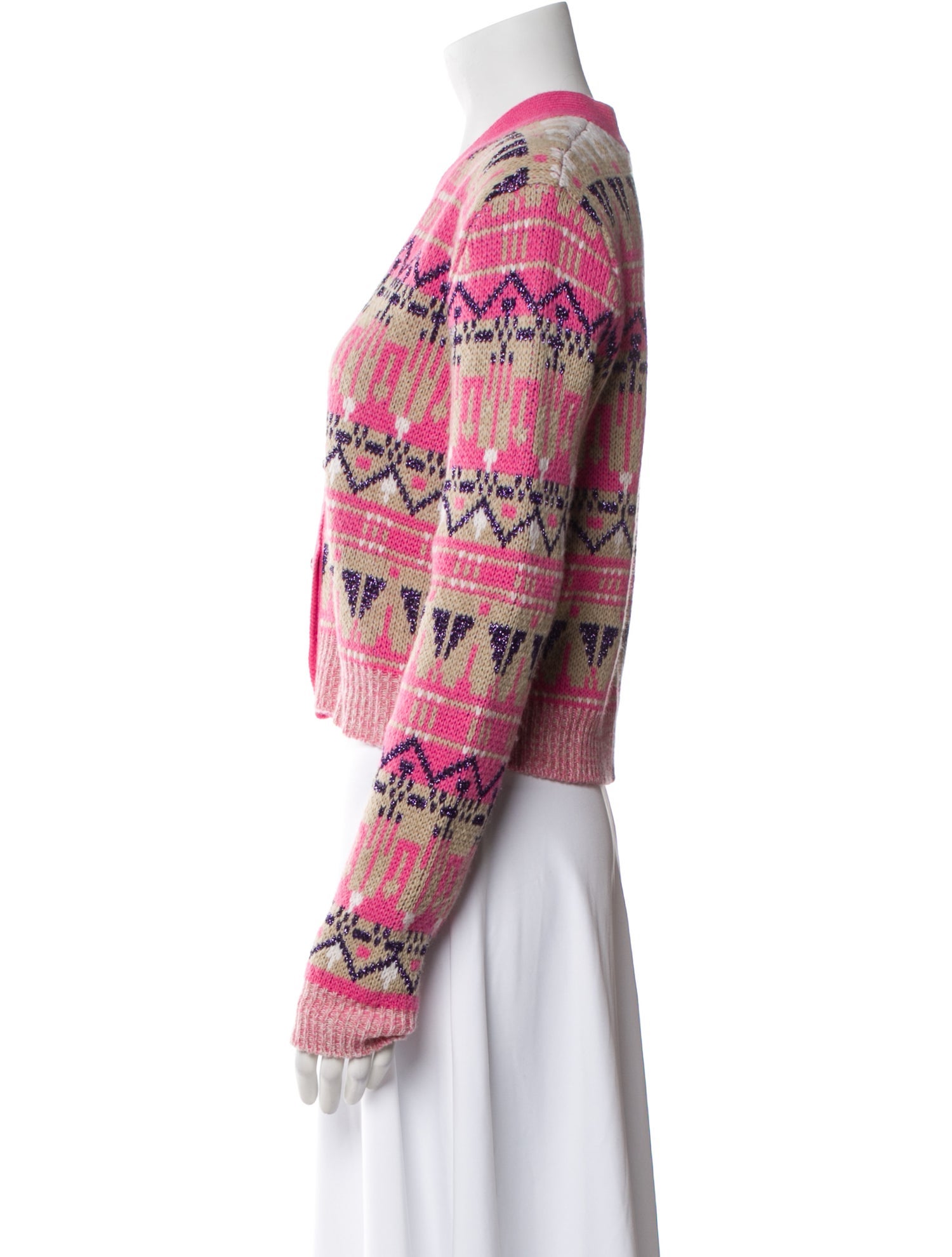 Paco Rabanne Virgin Wool Printed Sweater