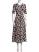Paco Rabanne Printed Long Dress