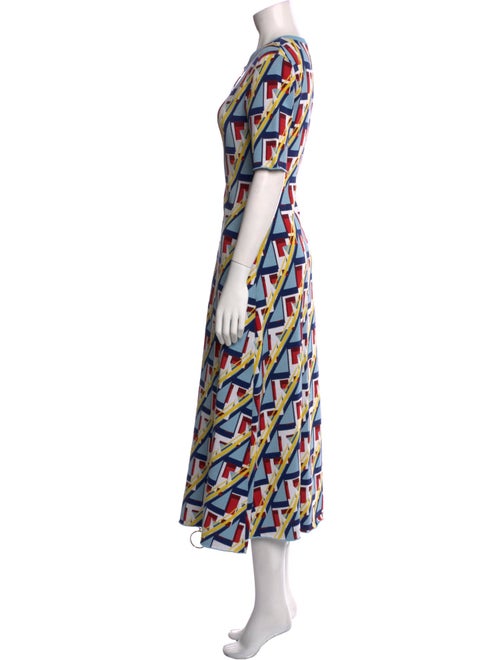 Paco Rabanne Printed Long Dress