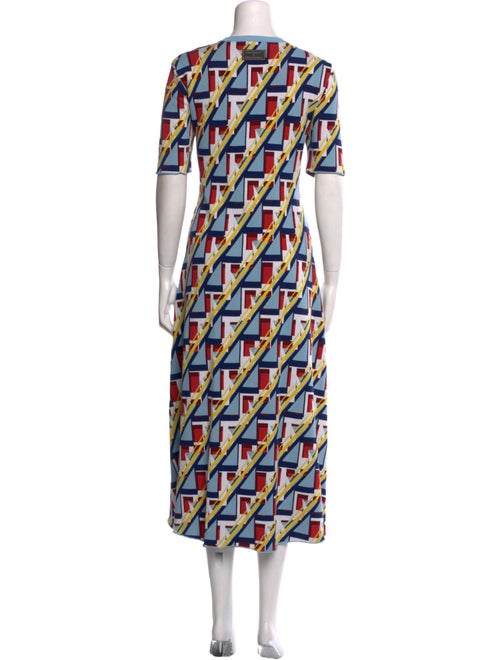 Paco Rabanne Printed Long Dress