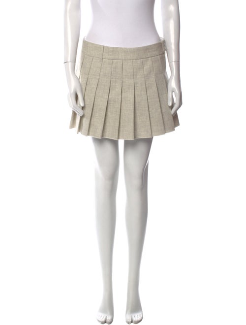 Paco Rabanne Pleated Accents Mini Skirt