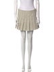 Paco Rabanne Pleated Accents Mini Skirt