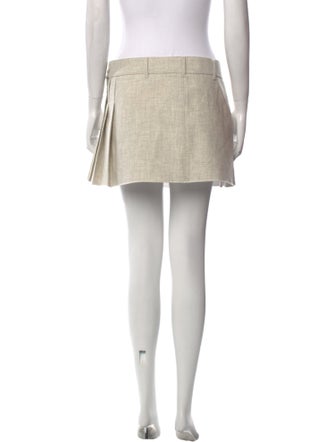 Paco Rabanne Pleated Accents Mini Skirt