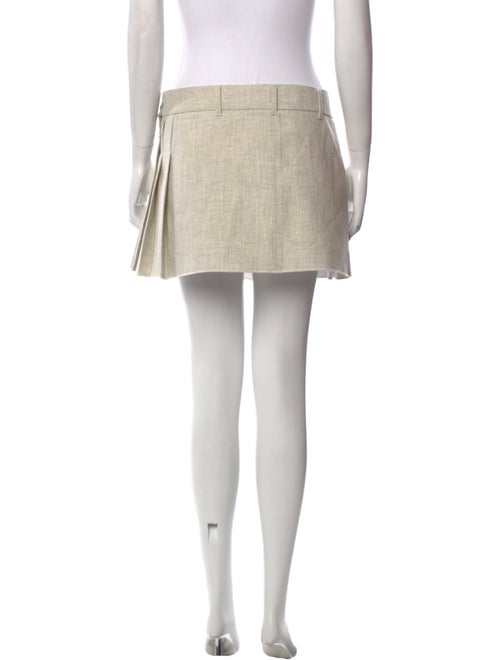 Paco Rabanne Pleated Accents Mini Skirt