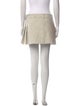 Paco Rabanne Pleated Accents Mini Skirt