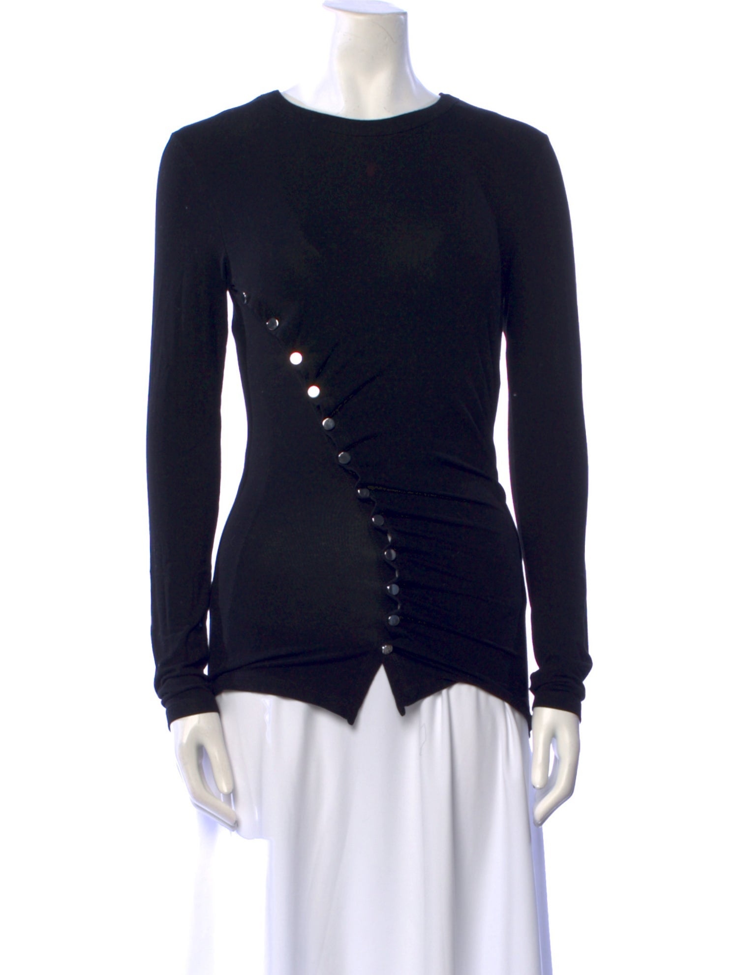 Paco Rabanne Crew Neck Long Sleeve Top