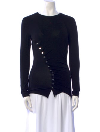 Paco Rabanne Crew Neck Long Sleeve Top