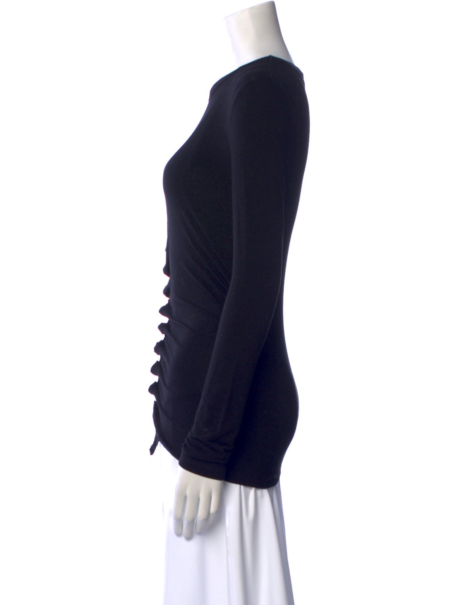 Paco Rabanne Crew Neck Long Sleeve Top