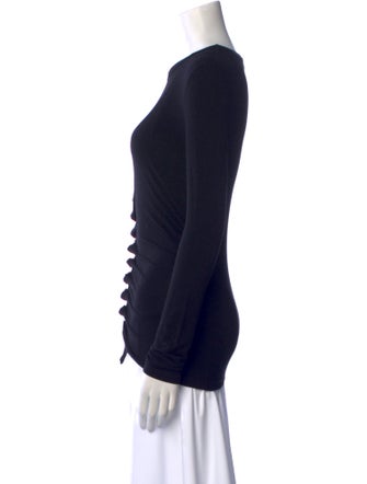 Paco Rabanne Crew Neck Long Sleeve Top