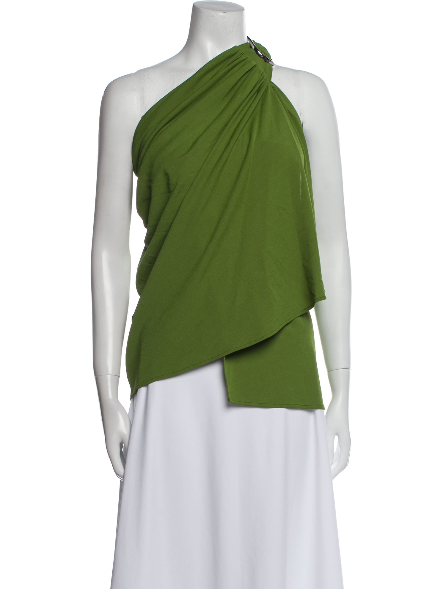 Paco Rabanne One-Shoulder Sleeveless Top