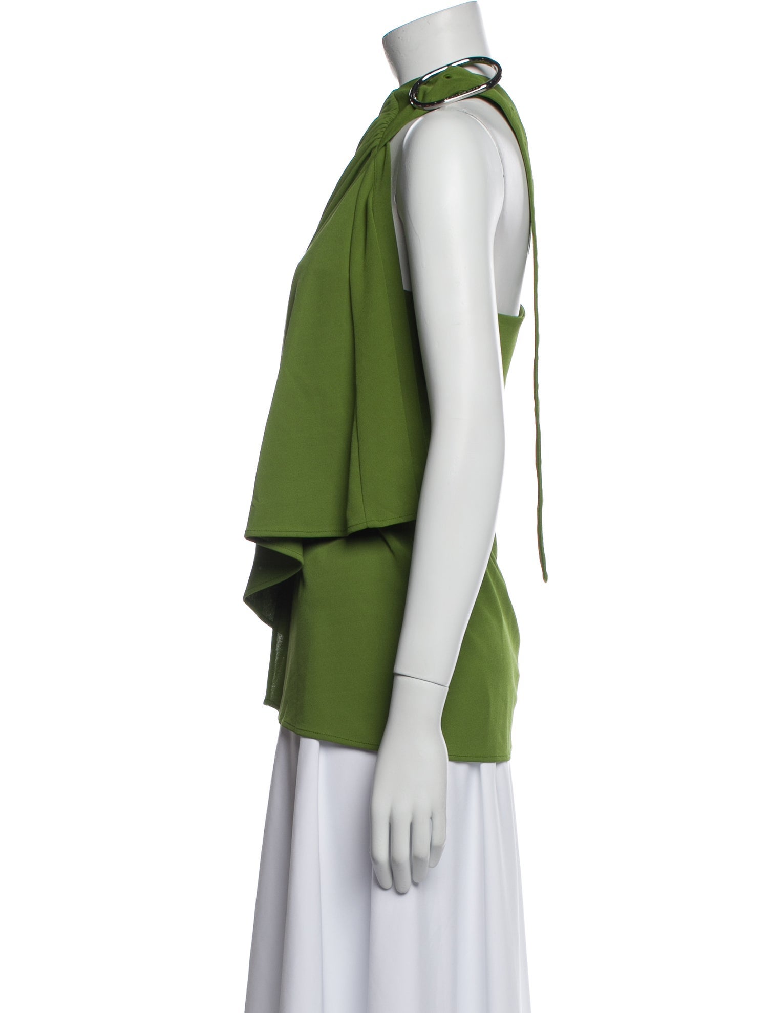 Paco Rabanne One-Shoulder Sleeveless Top