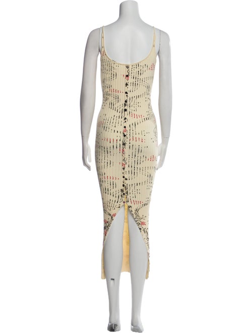 Paco Rabanne Printed Long Dress