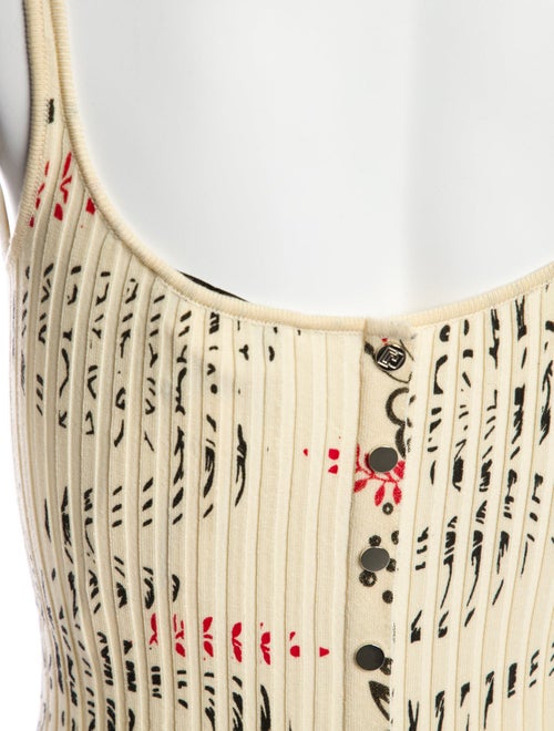 Paco Rabanne Printed Long Dress