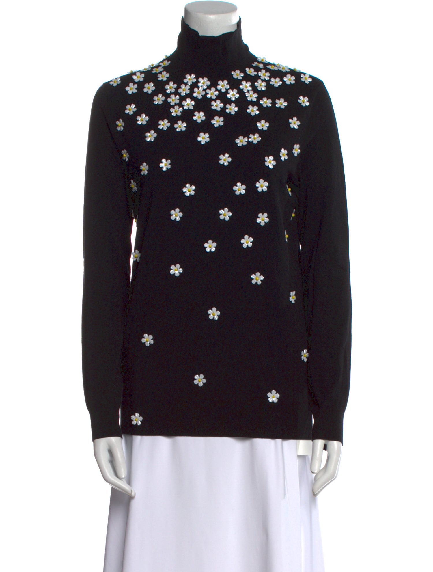 Paco Rabanne Printed Turtleneck Sweatshirt