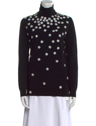 Paco Rabanne Printed Turtleneck Sweatshirt