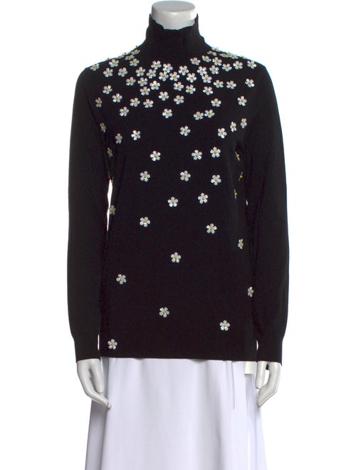 Paco Rabanne Printed Turtleneck Sweatshirt