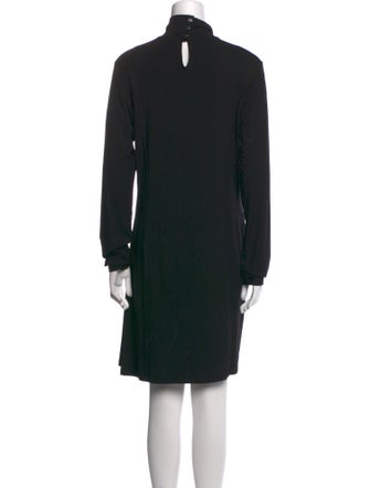 Paco Rabanne Mock Neck Knee-Length Dress