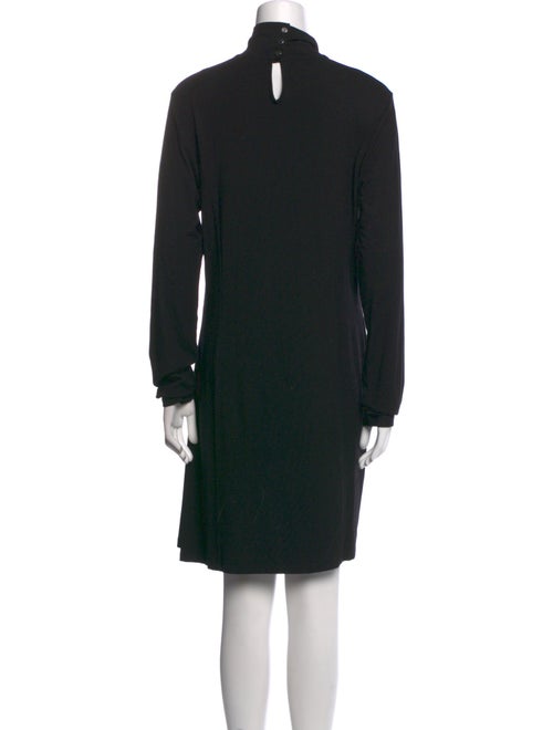 Paco Rabanne Mock Neck Knee-Length Dress