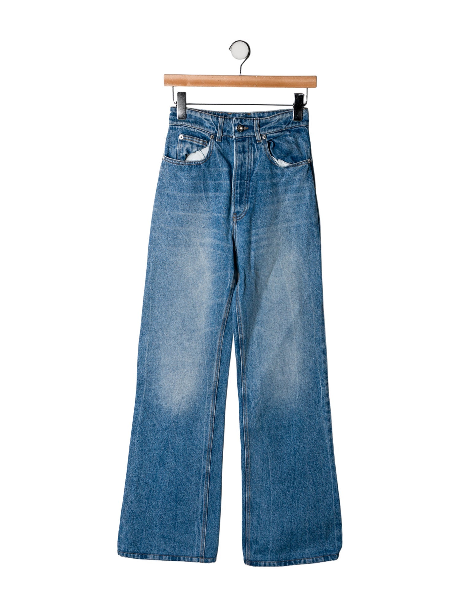 Paco Rabanne High-Rise Wide Leg Jeans