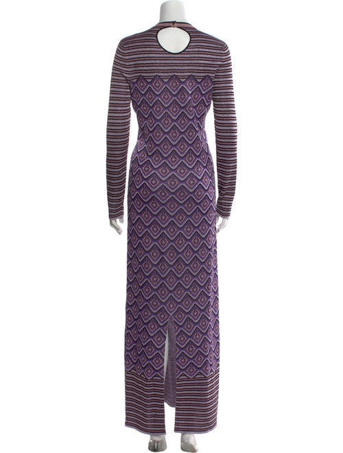 Paco Rabanne Striped Long Dress