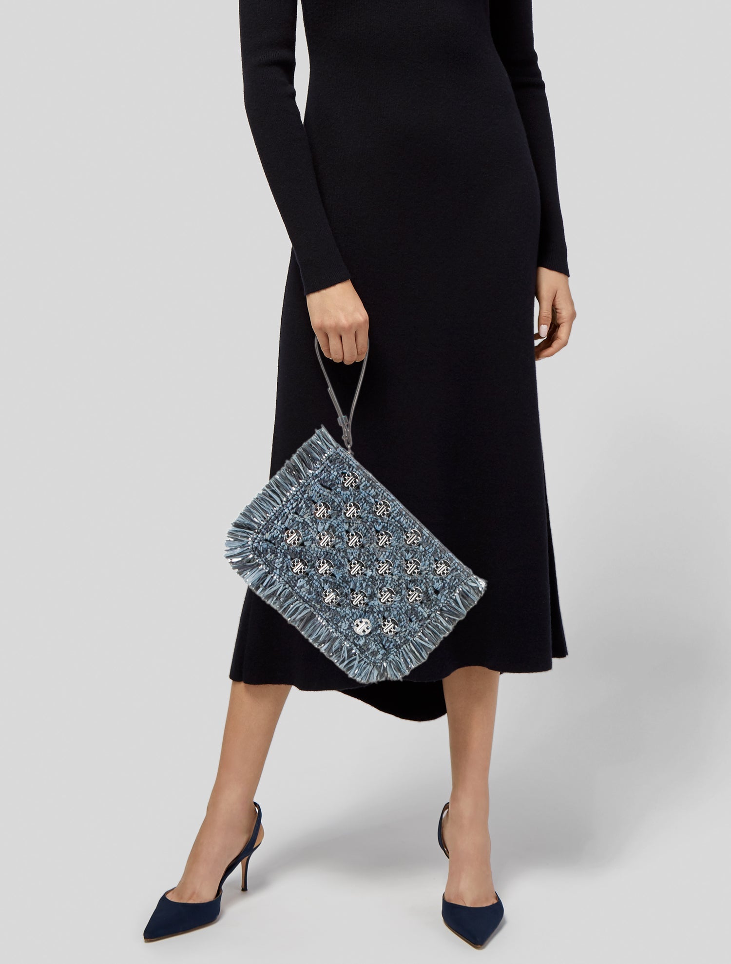 Paco Rabanne Raffia Minaudière