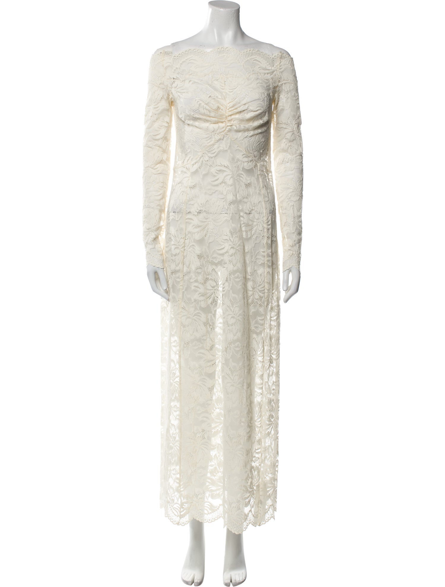 Paco Rabanne Lace Long Dress