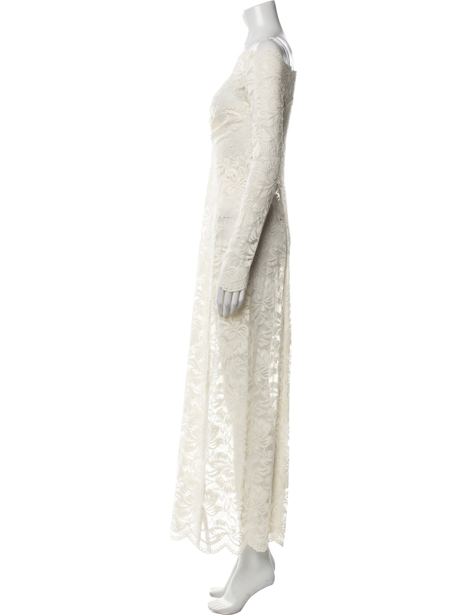 Paco Rabanne Lace Long Dress