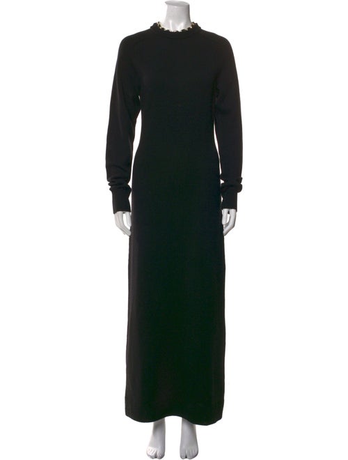 Paco Rabanne Merino Wool Long Dress