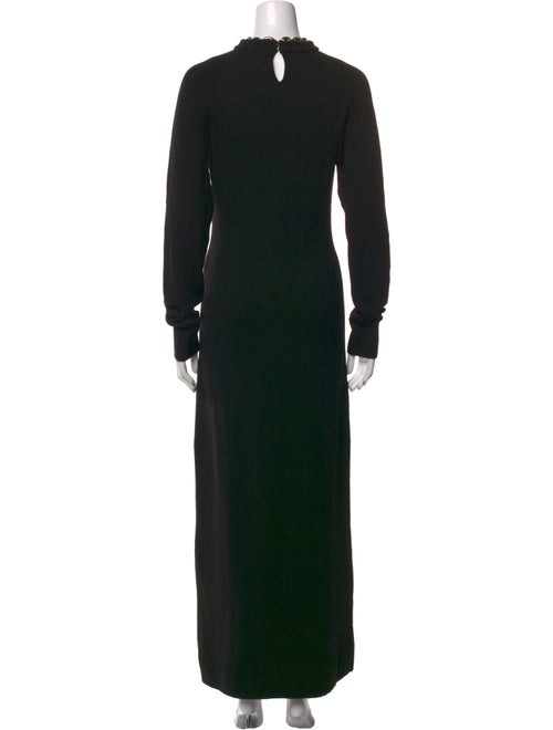 Paco Rabanne Merino Wool Long Dress