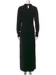 Paco Rabanne Merino Wool Long Dress