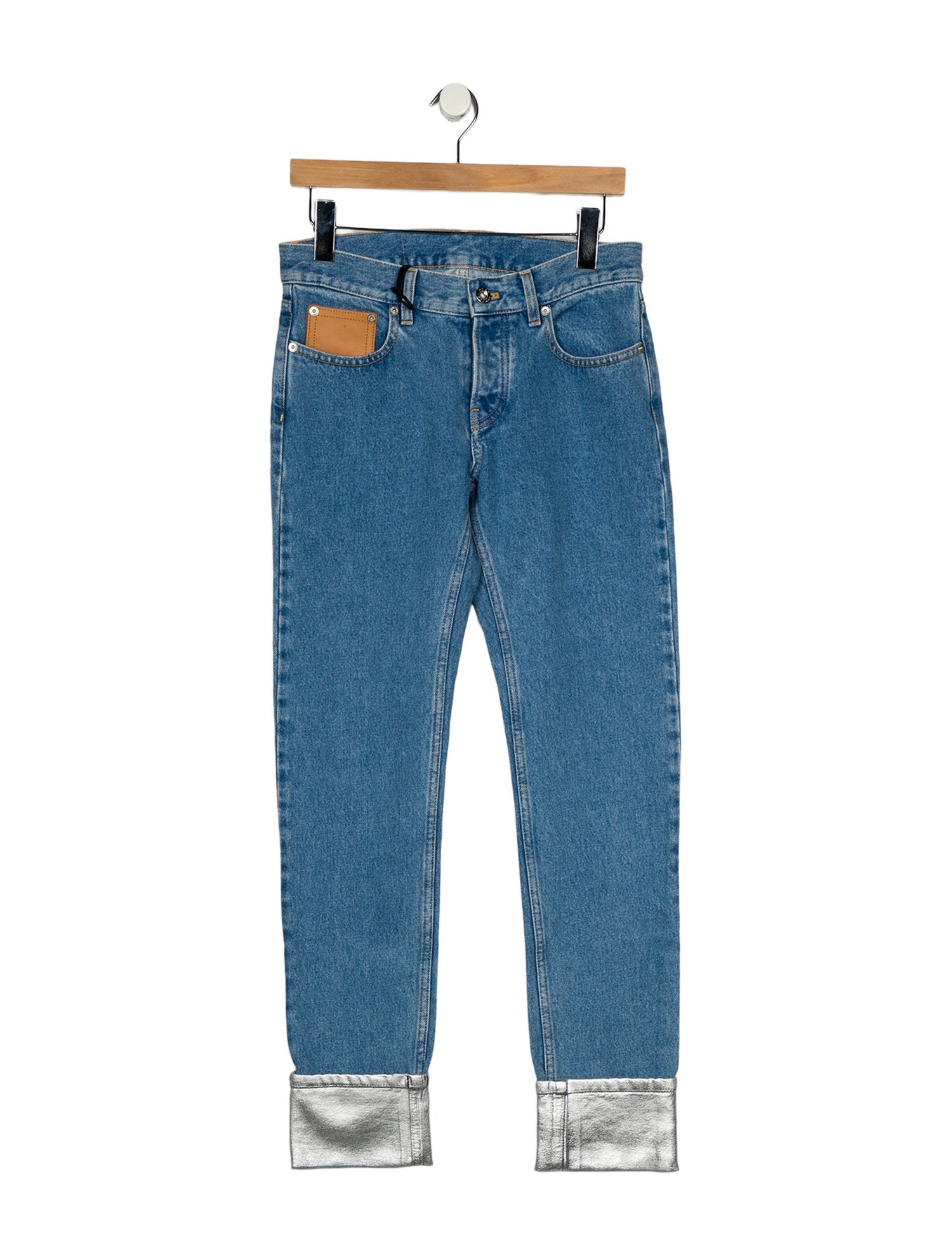 Paco Rabanne Mid-Rise Straight Leg Jeans