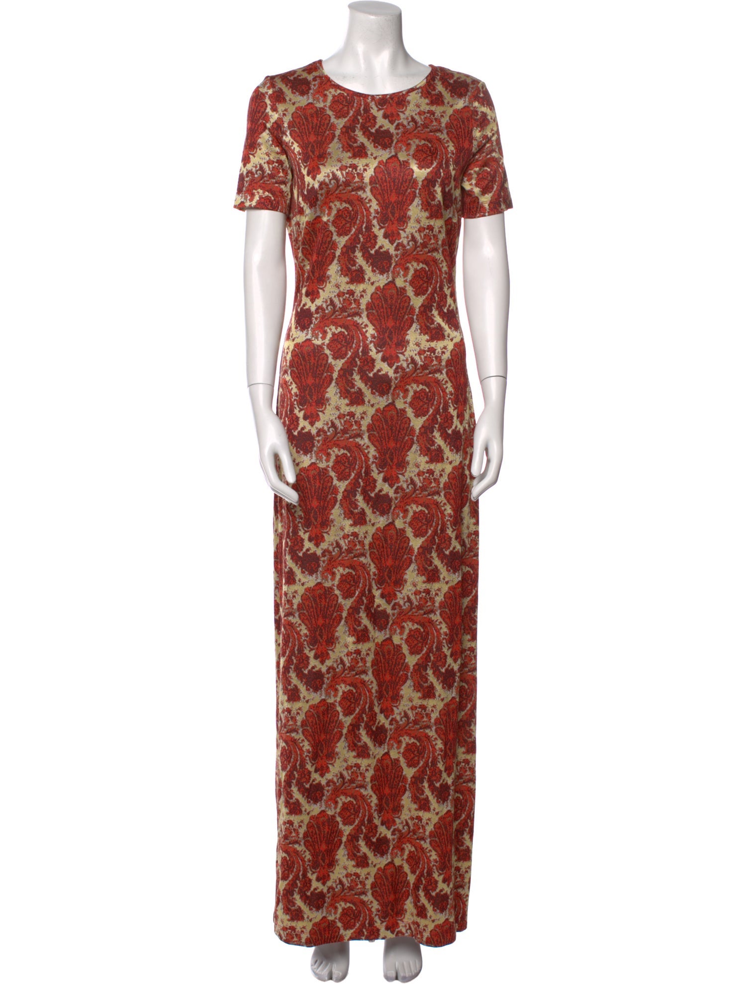 Paco Rabanne Animal Print Long Dress