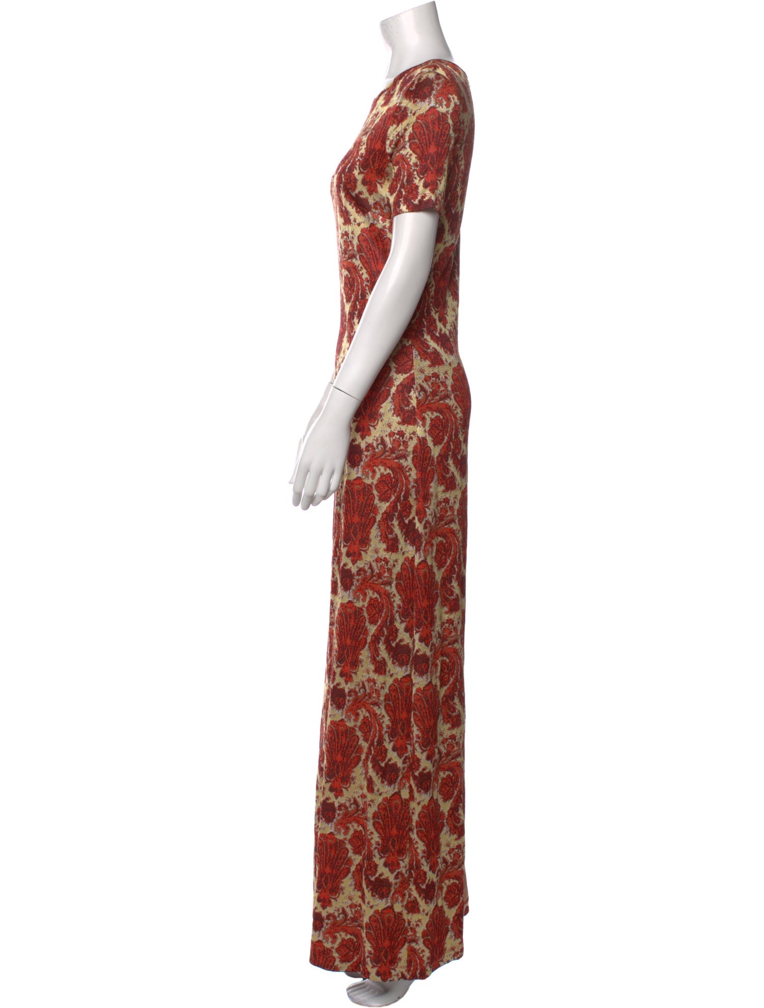 Paco Rabanne Animal Print Long Dress